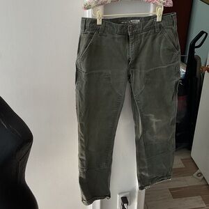 P473. Men's Carhartt Olive Utility Cargo Pants